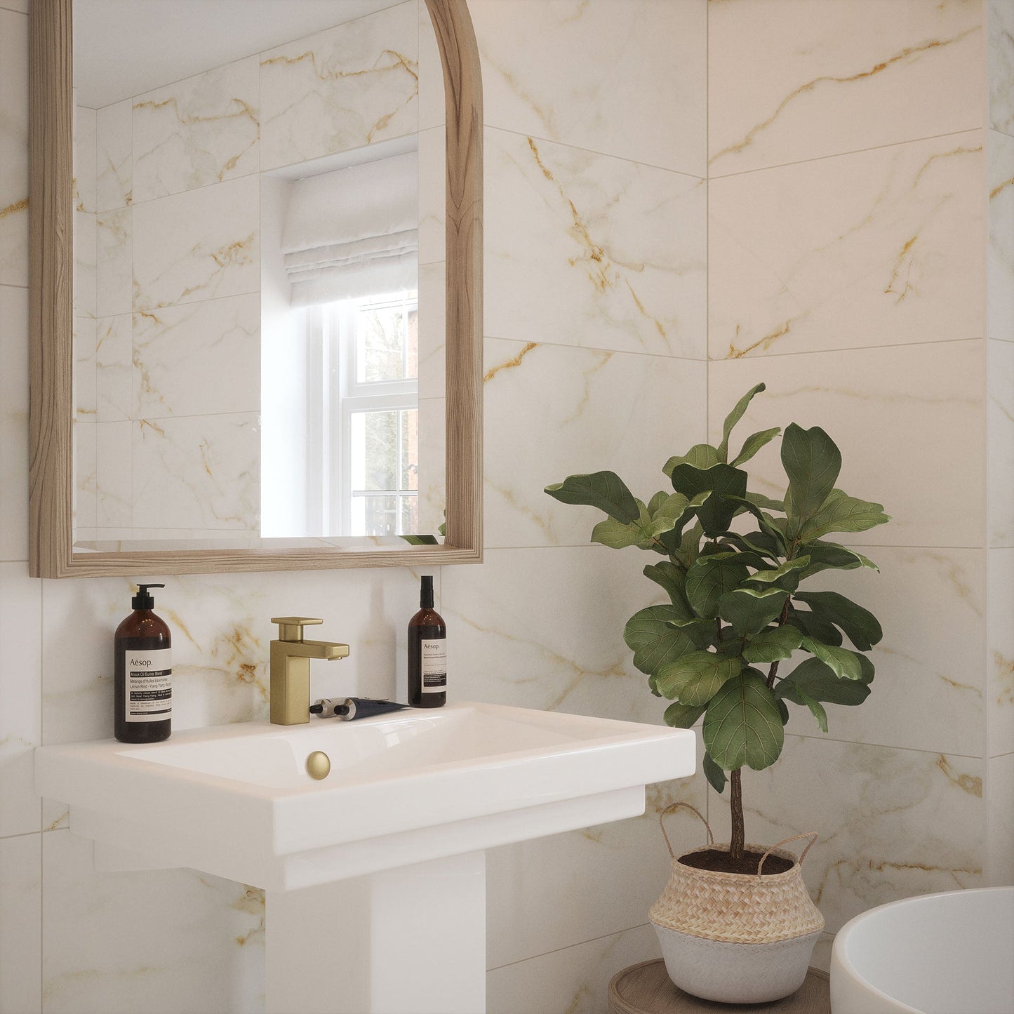 Sterling Matt - Smooth Ceramic Wall Tile Sample
