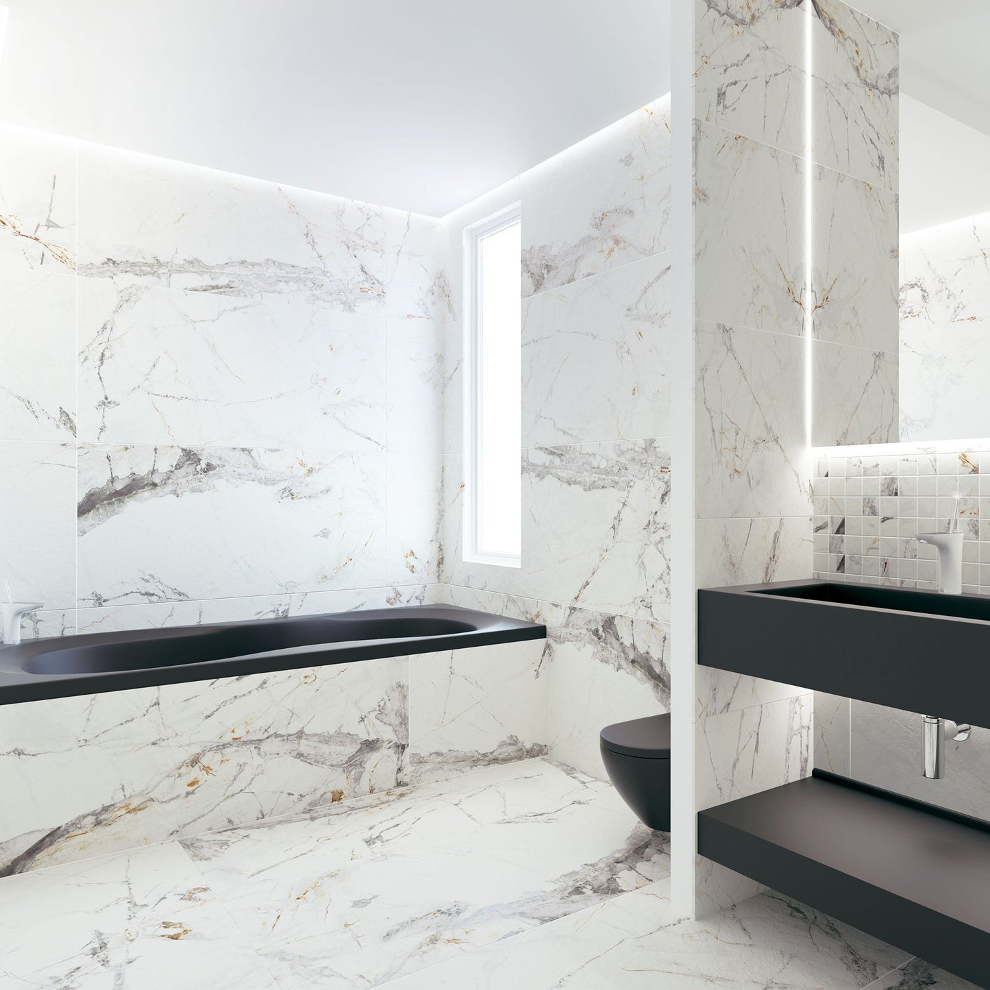 Celeste Matt - Smooth Porcelain Wall & Floor Tile Sample