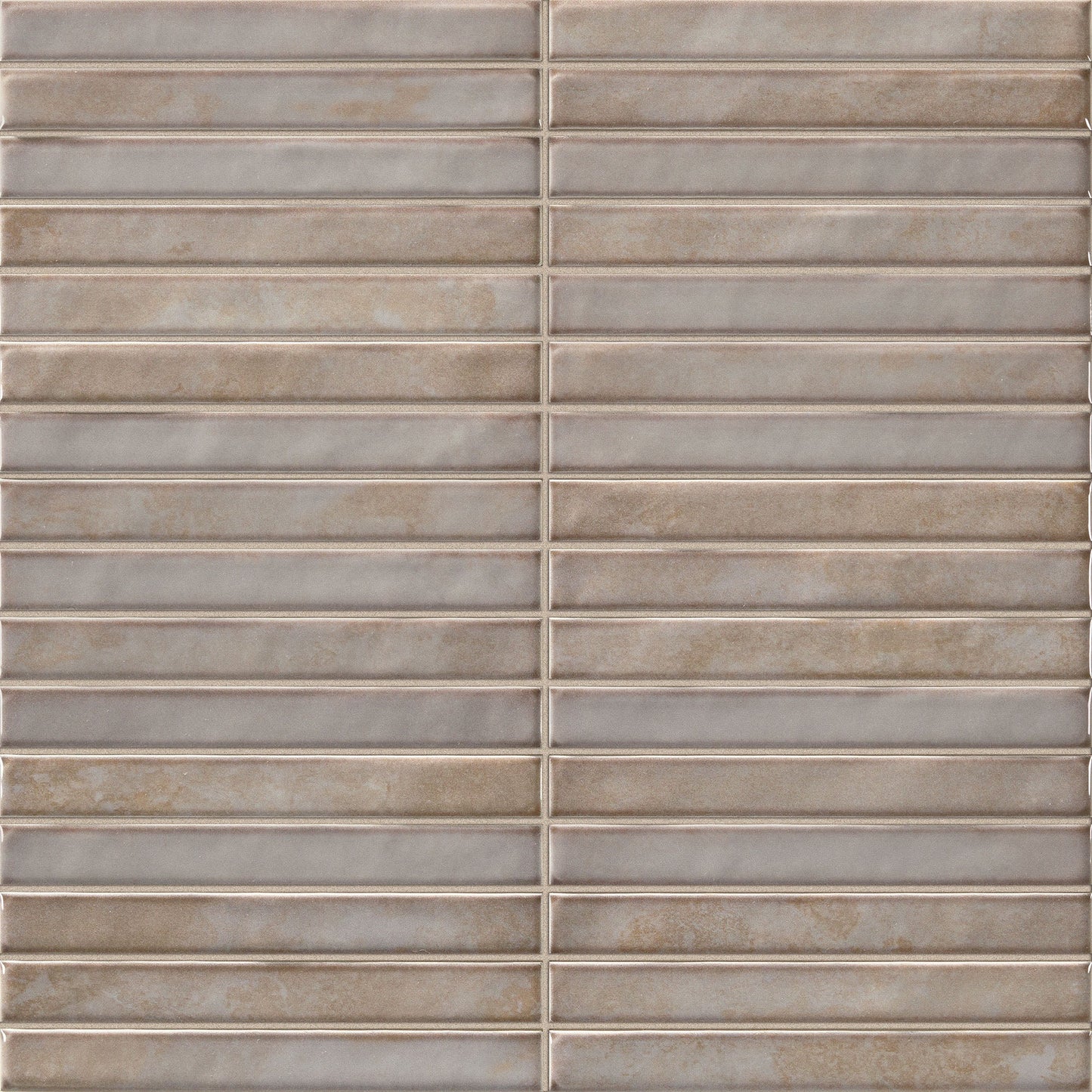 Grey Gloss - Elara Smooth Linear Ceramic Wall Tile