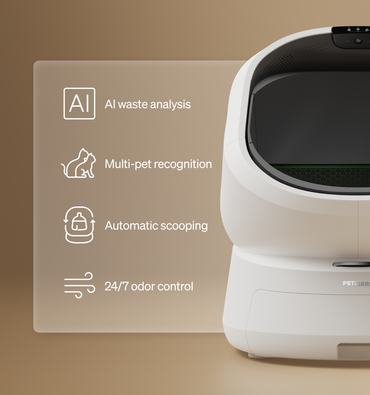 Luma Smart Litter Box with Fountain
