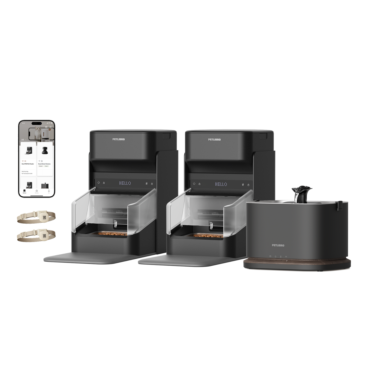 RFID Smart Feeder & Dockstream 2 Smart Cordless Fountain Bundle