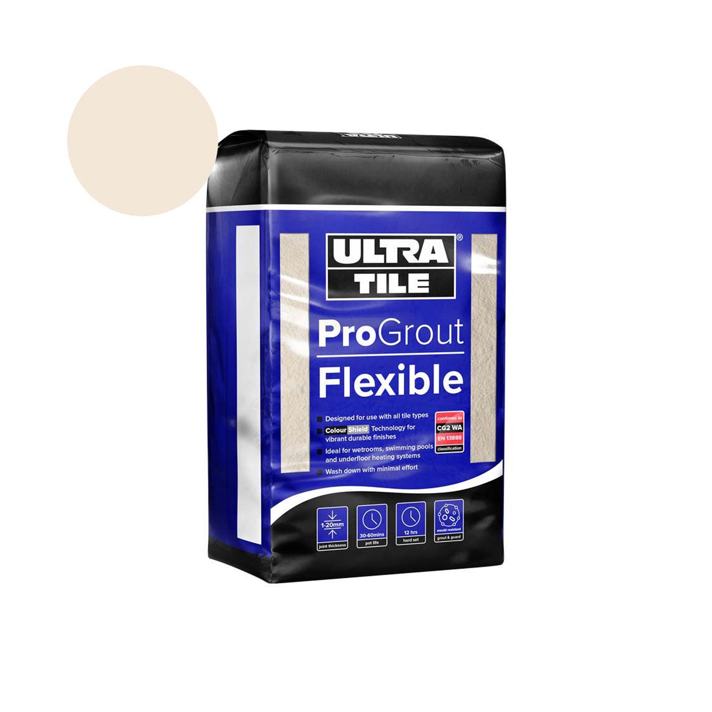 Jasmine - Ultra ProGrout 3kg Flexible Wall & Flooring Grout