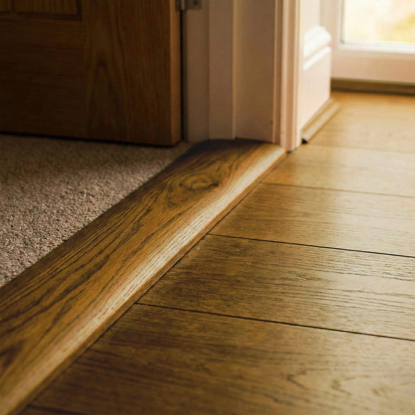 Toffee Oak - End Profile Door Bar 990mm