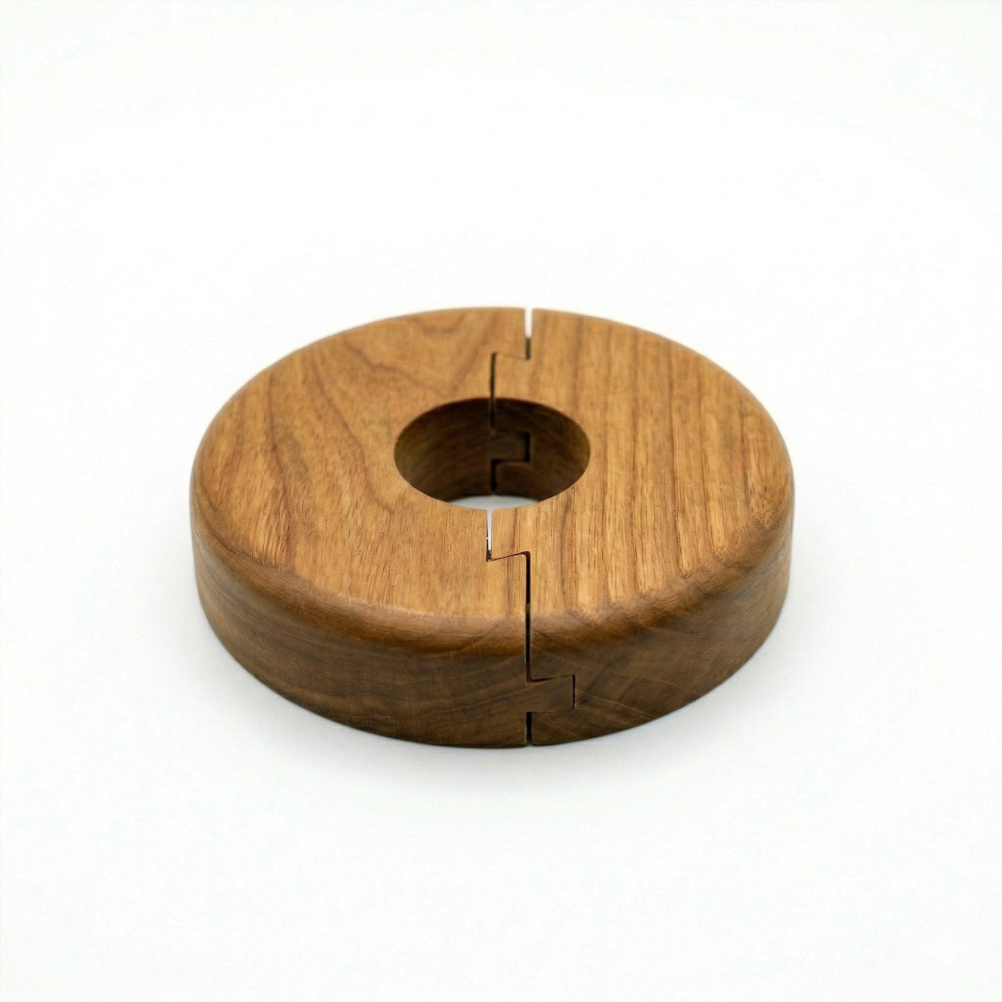Toffee Oak Radiator Pipe Rose Cover (PIPECOVER-Toffee0
