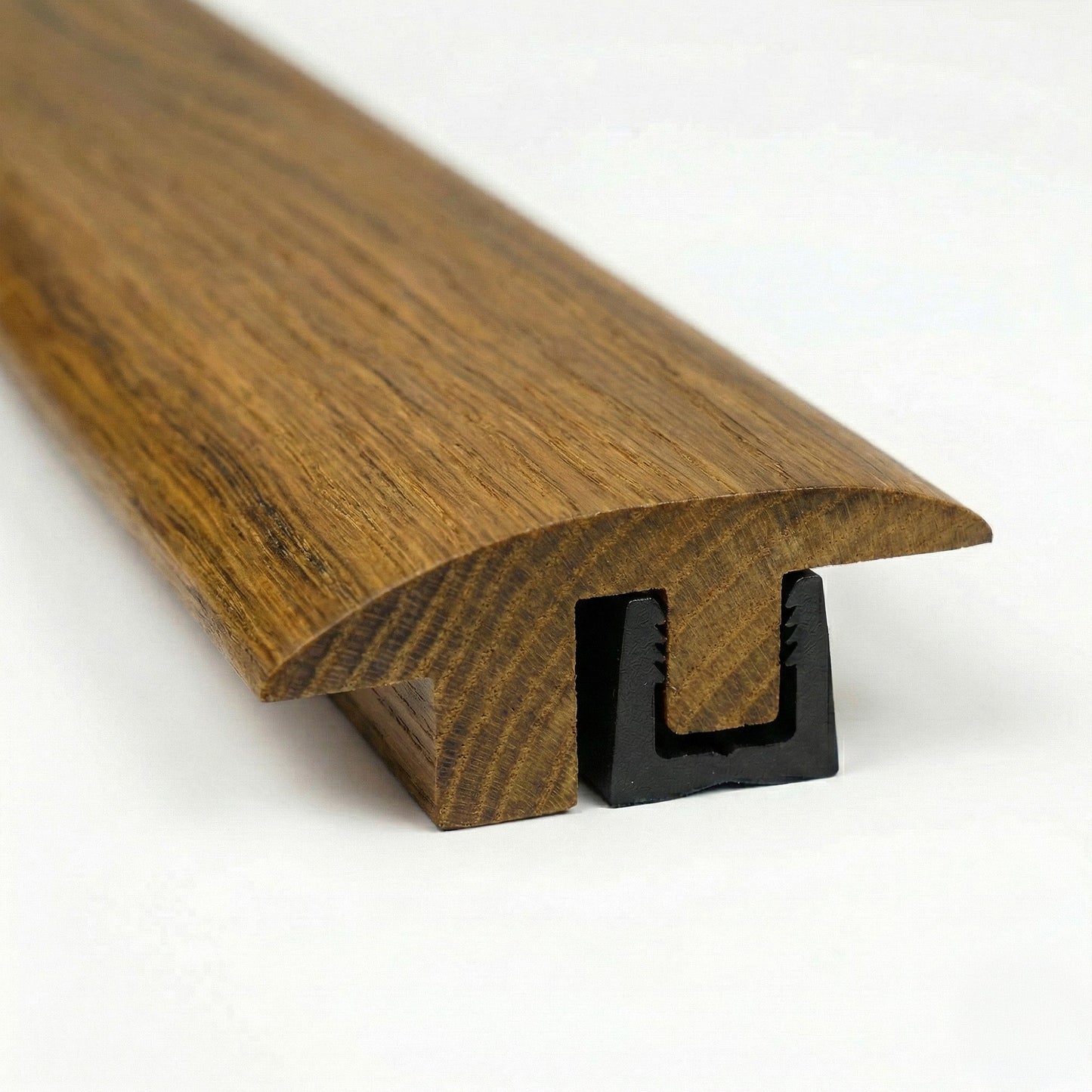 Toffee Oak Semi-Ramp Adapting Profile Door Bar 990mm