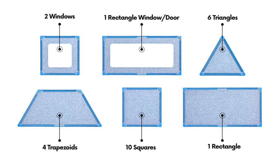 The Big Set - Giant Magnetic Tiles (24 Panels)