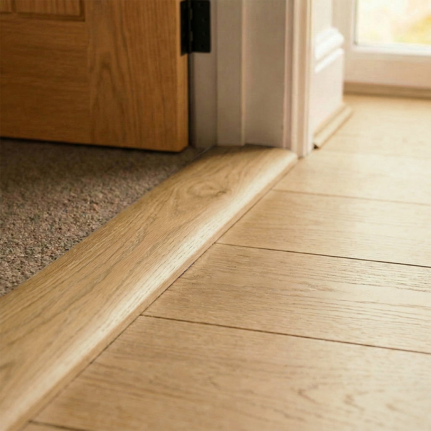 Washed Oak - End Profile Door Bar 990mm