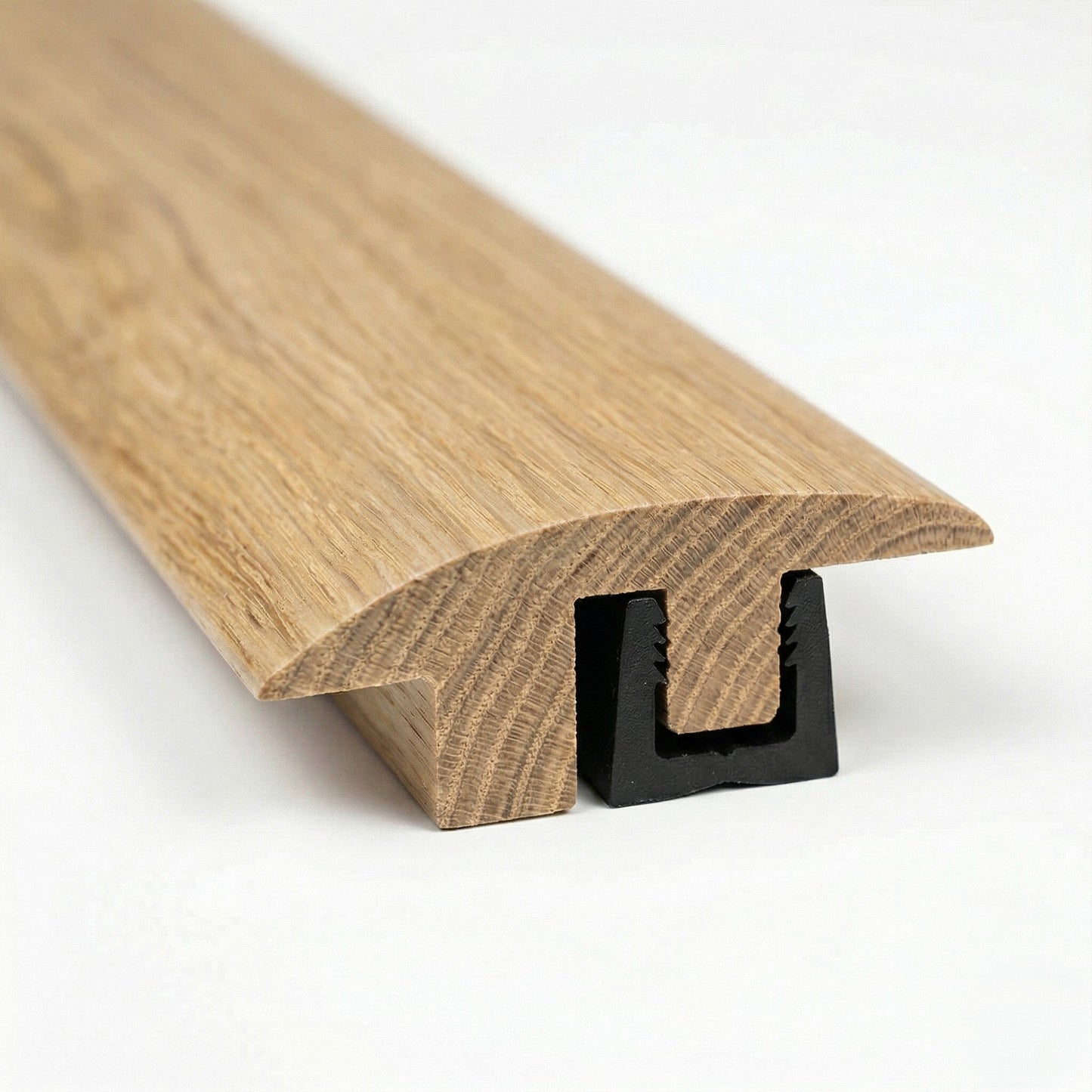 Washed Oak Semi-Ramp Adapting Profile Door Bar 990mm
