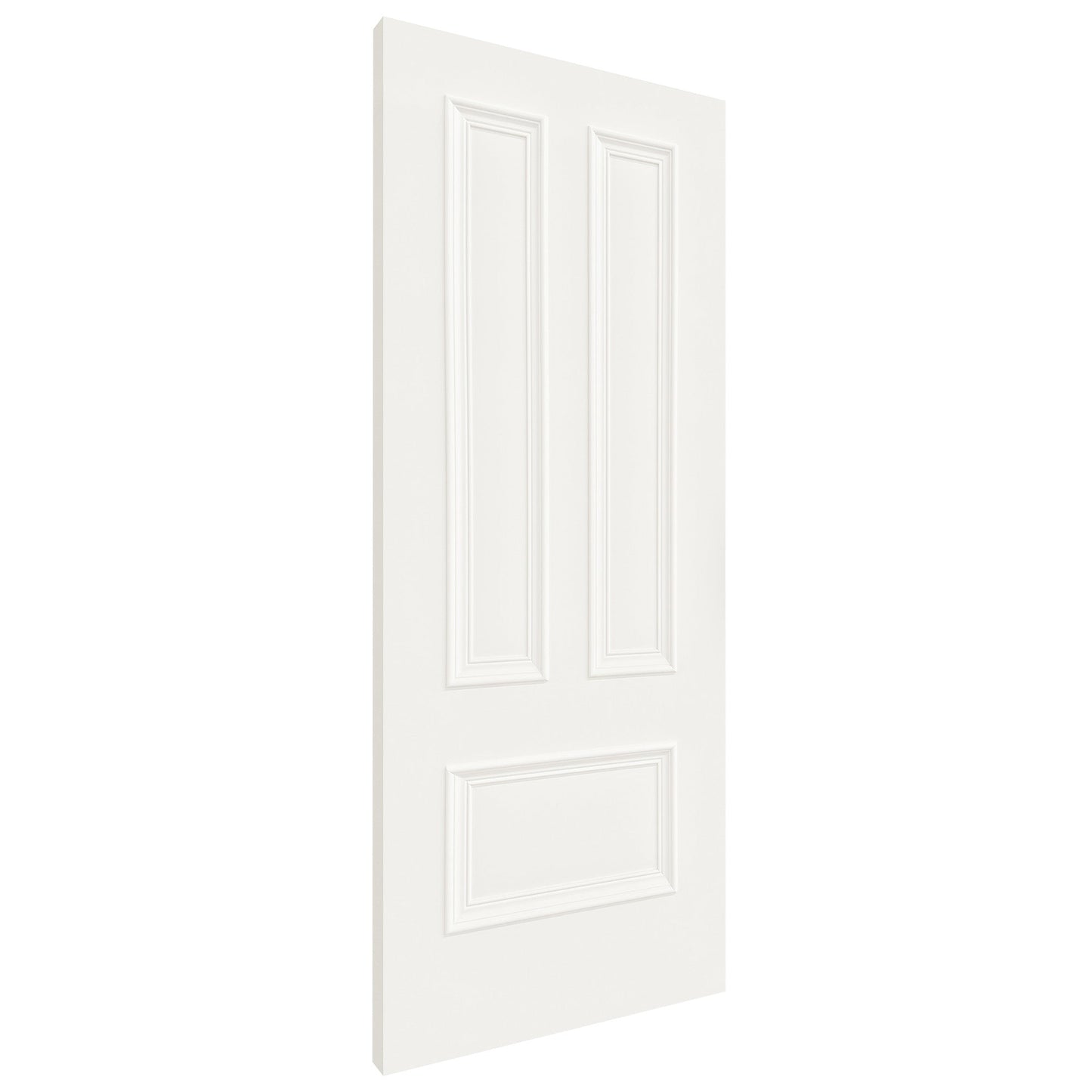 White Internal Fully Finished Belgravia 3 Panel Fire Door