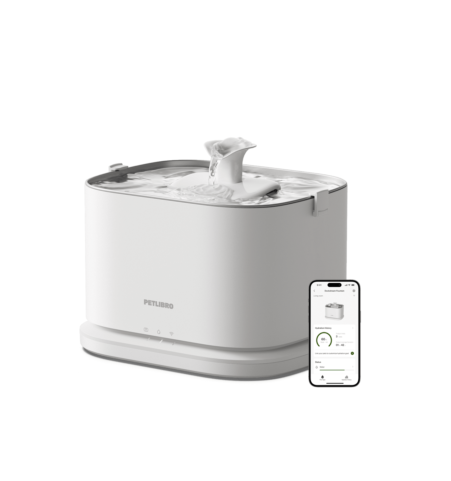 Dockstream 2 Smart Fountain for pet