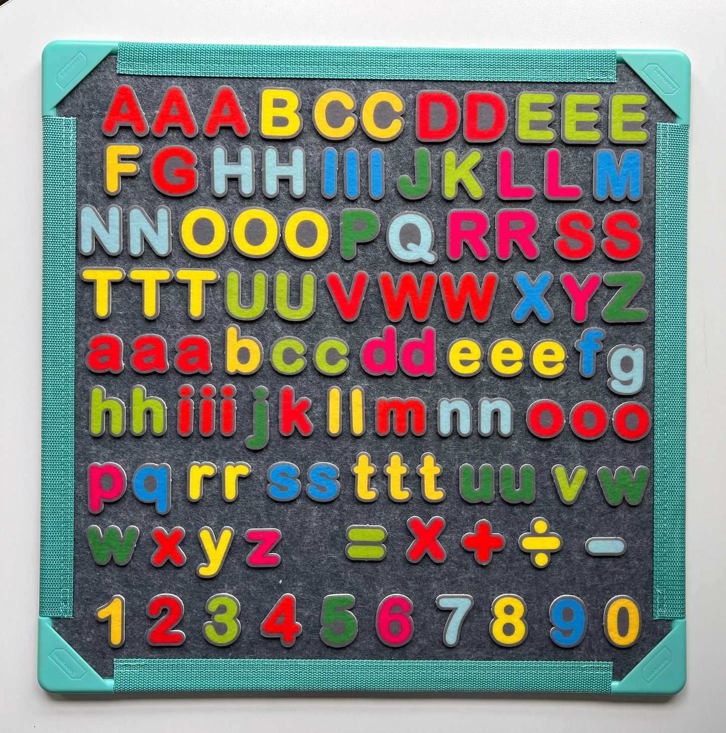 Superspace Letters and Numbers Pack (107 pcs)