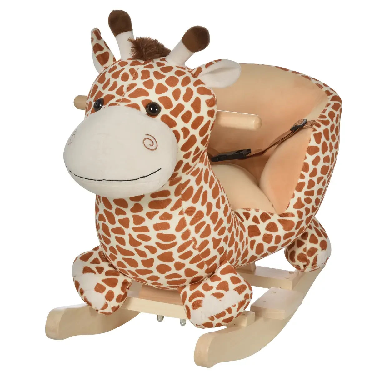 Giraffe Plush Rocking Horse