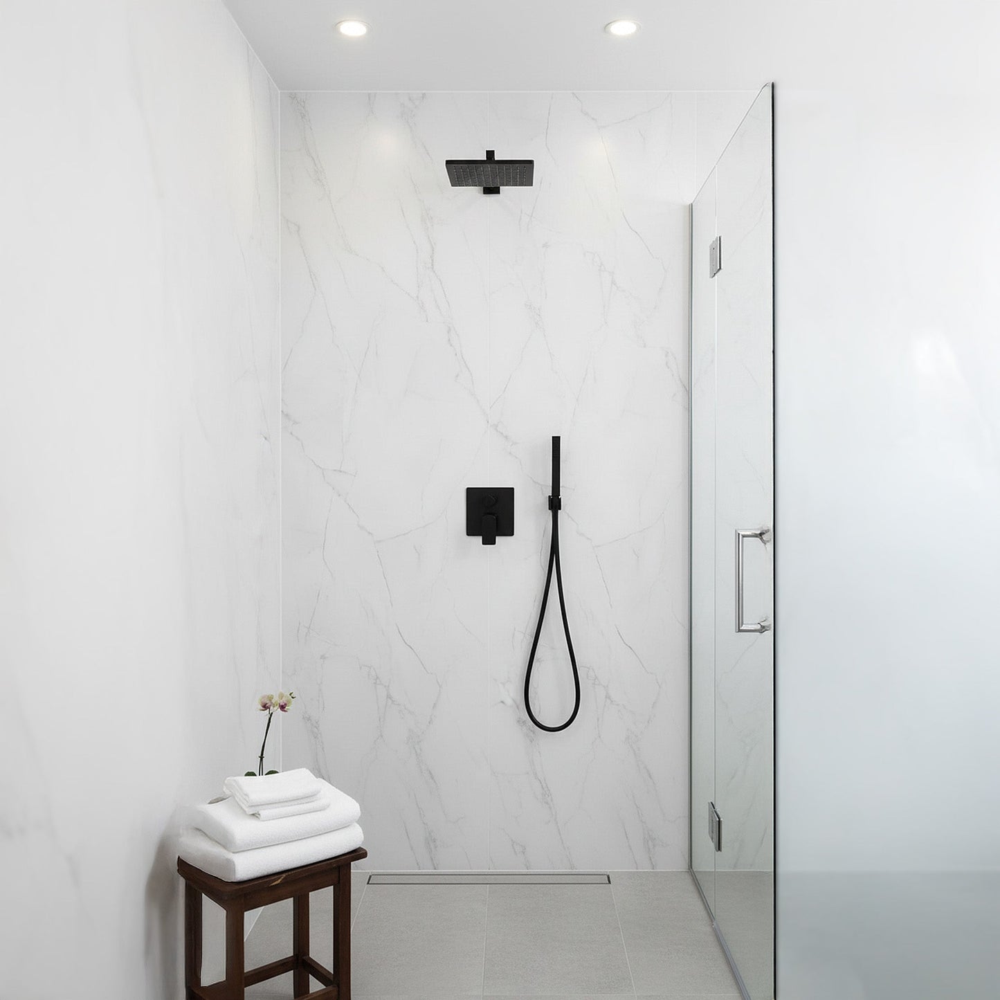 Modern Marble - 2420 x 1200mm Waterproof Tongue and Groove Wall Panelling (EL-ATHM-1200-TG)