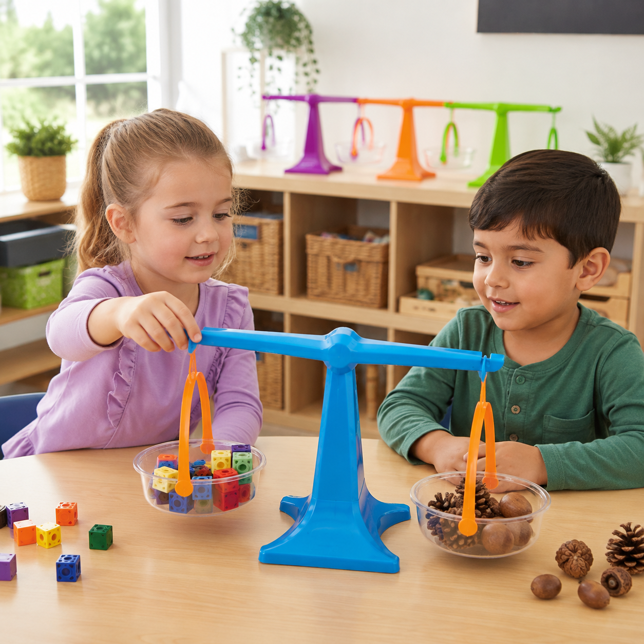 Nestable Pan Balances Set of 4