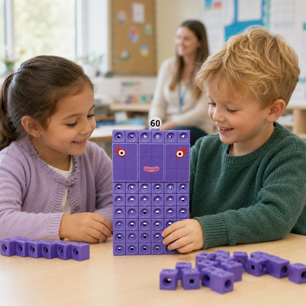 Numberblocks MathLink Cubes Activity Set: Heroes with Zeroes