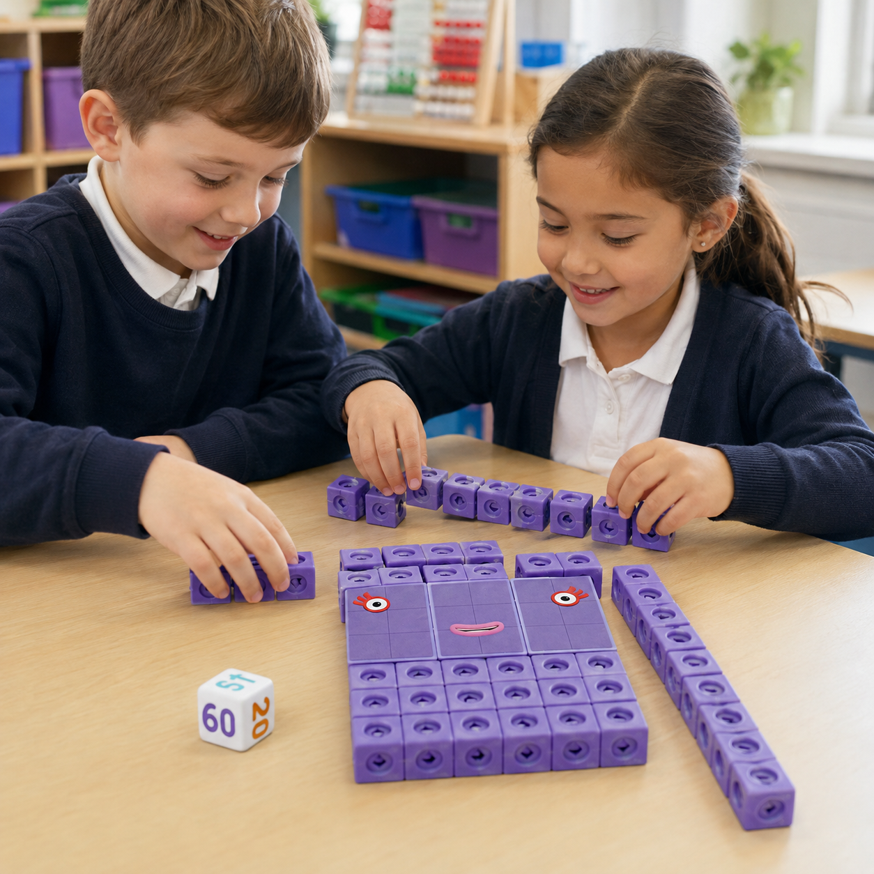 Numberblocks MathLink Cubes Activity Set: Heroes with Zeroes